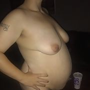 My pregnant wife hairy pussy big belly big tits