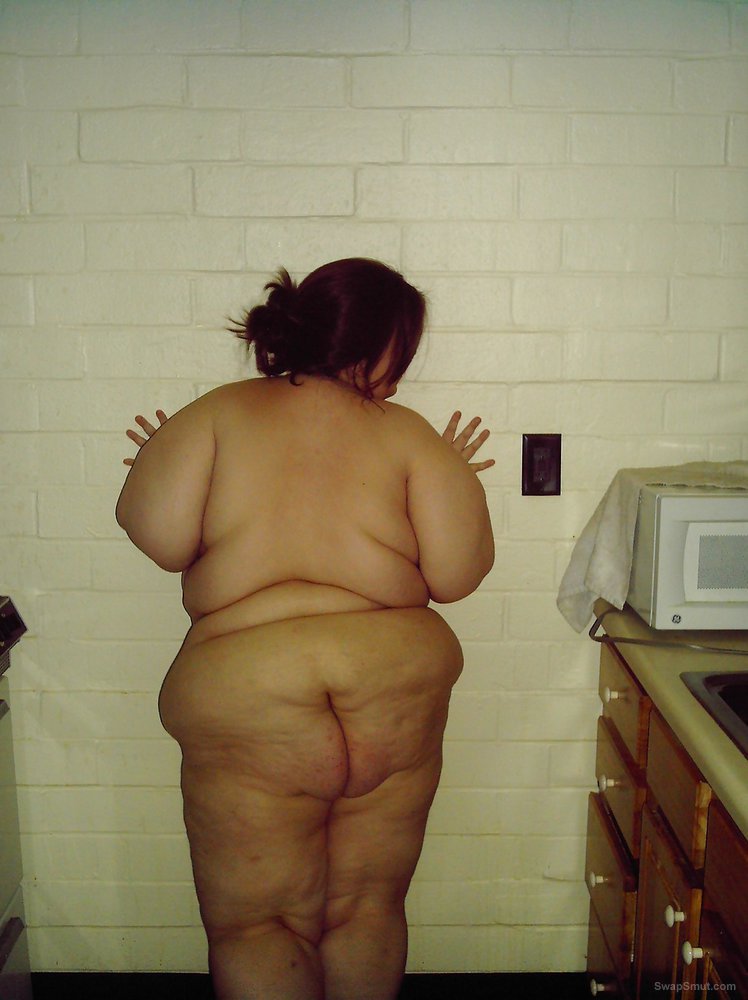 Nude pics of my fat wife in different locations revealing everything