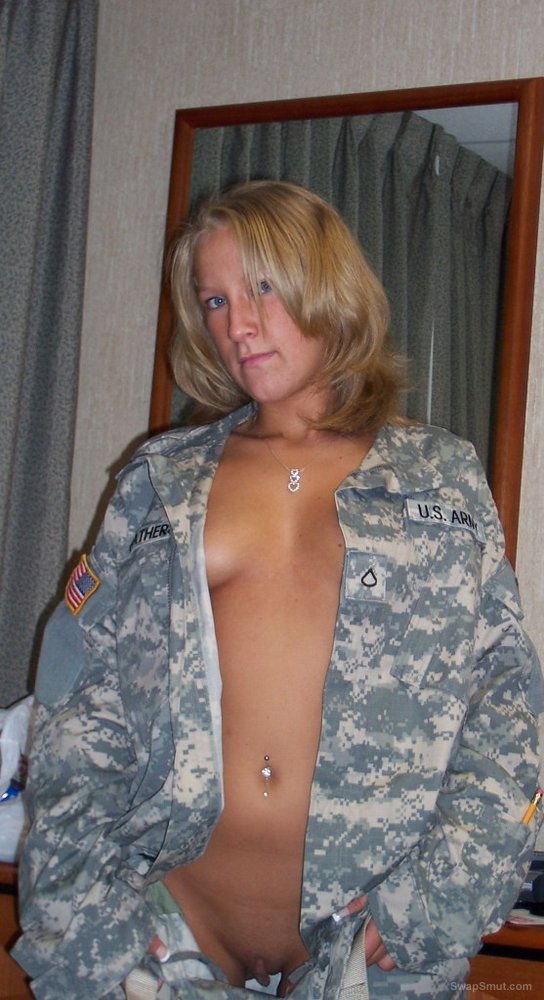 Military wife naked