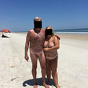 Our first trip to a nude beach, you can see we enjoyed it