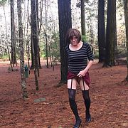 Cross dress walk - Out in the pines