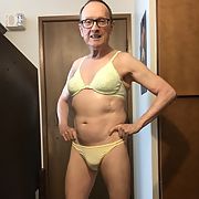 Exposed Faggot Pervert Slut Tranny Wears Green Bra And Panties