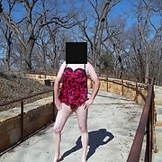 Fun at the Nature Preserve, Photoshoot in lingerie