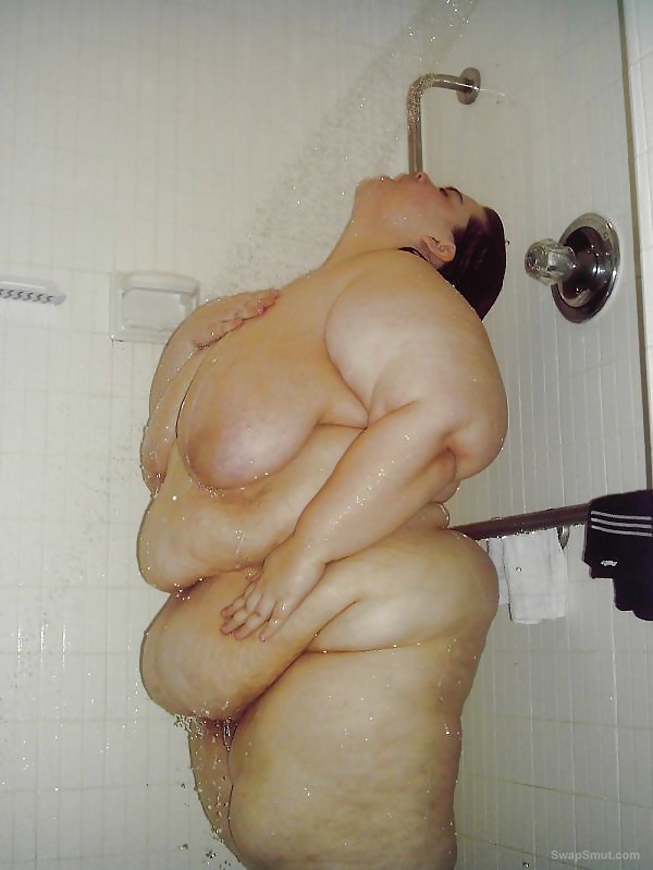 Shots of my fat and sexy ssbbw slut wife naked at home