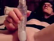 Sexy Lynn cums on her vibrator