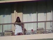 Couple filmed fucking on hotel balcony